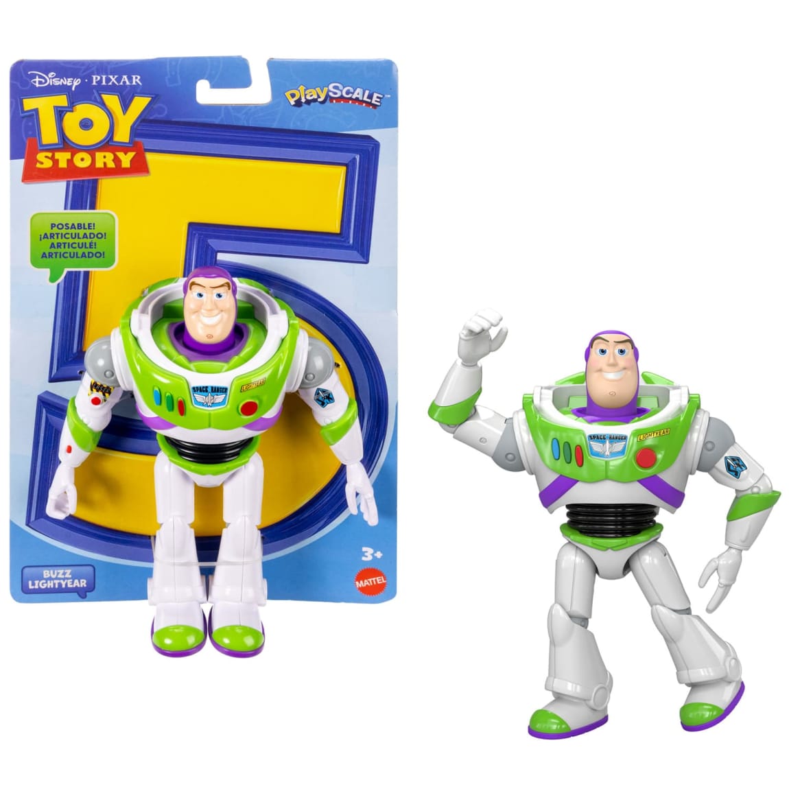 Toy Story Buzz Lightyear 7 inch posable action figure Disney Pixar collectible kids toy