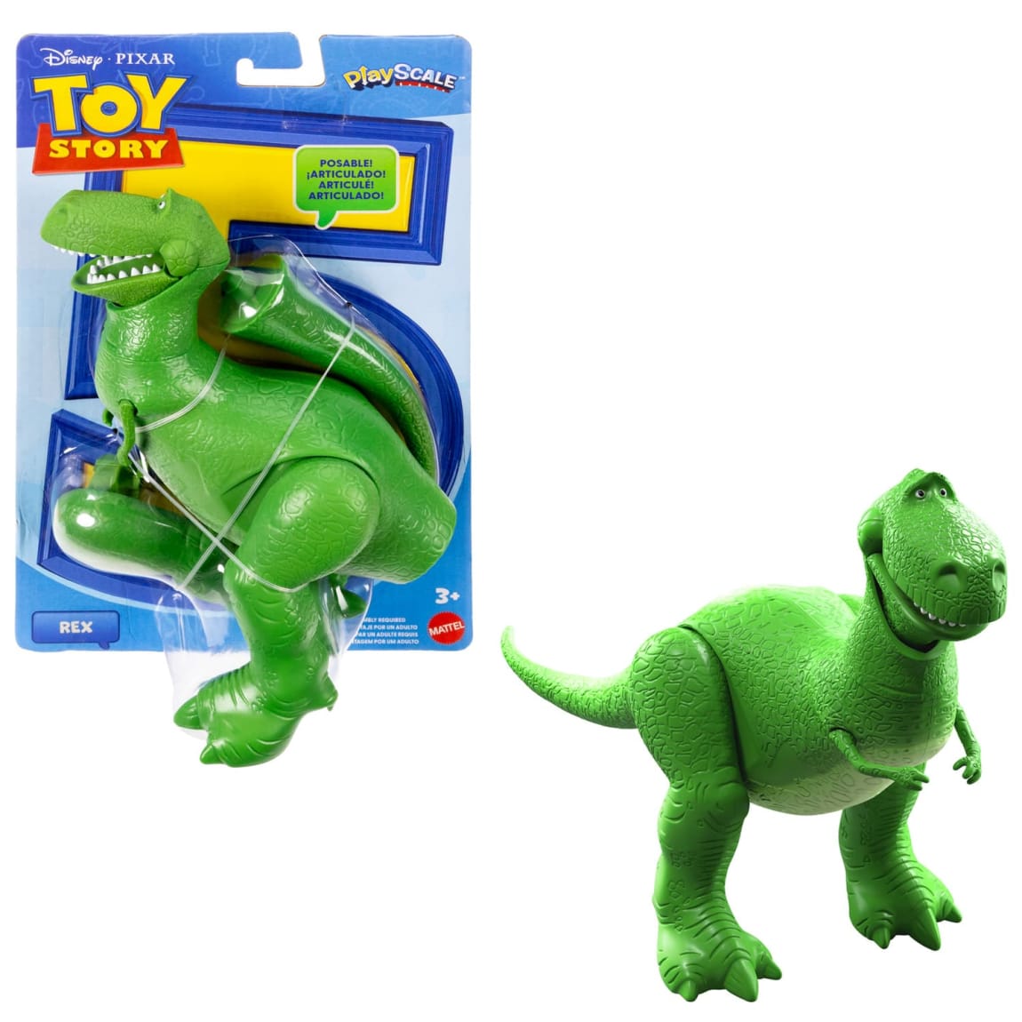 Toy Story Rex 7 inch posable dinosaur action figure Disney Pixar movie accurate collectible
