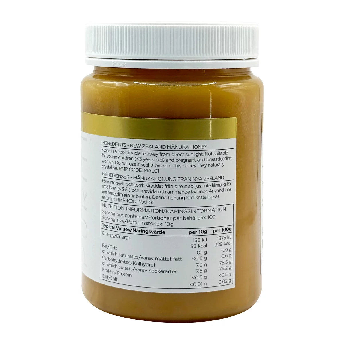 Traceable Manuka Honey 1kg Puriti MGO 263+