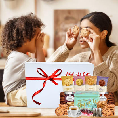 Classic British tea and biscuit present