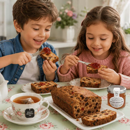 Traditional tea-time hamper for gifting and sharing