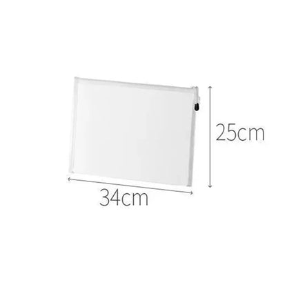 Transparent bag for organising building blocks