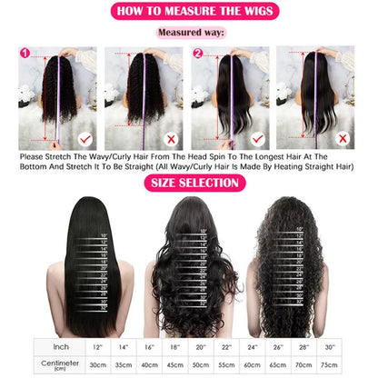 HD transparent lace frontal wig for styling versatility