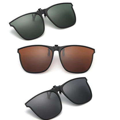 Polarized clip on sunglasses final lifestyle outdoor shot