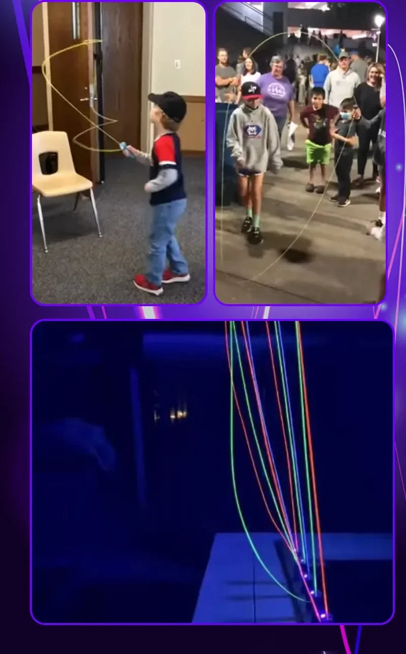 Interactive fidget rope gadget