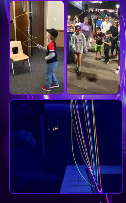 Interactive fidget rope gadget