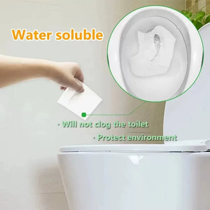 Portable disposable toilet seat covers for travel