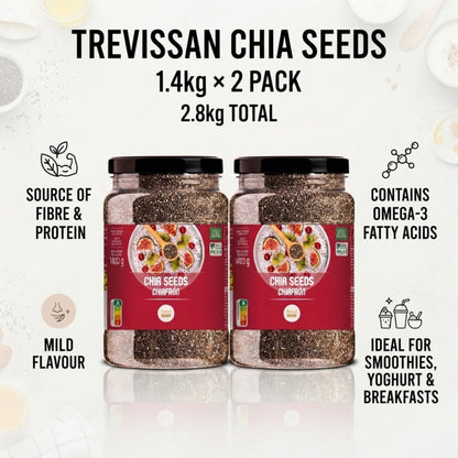 Two packs of Trevissan chia seeds