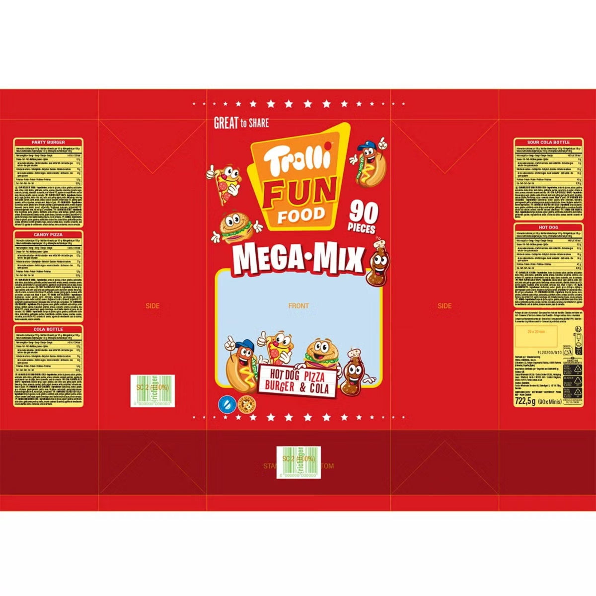 Trolli Fun Food gummy sweet assortment