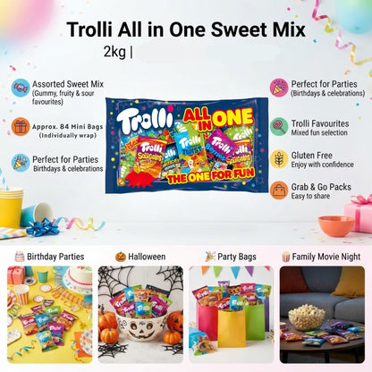 Assorted Trolli mini sweet bags
