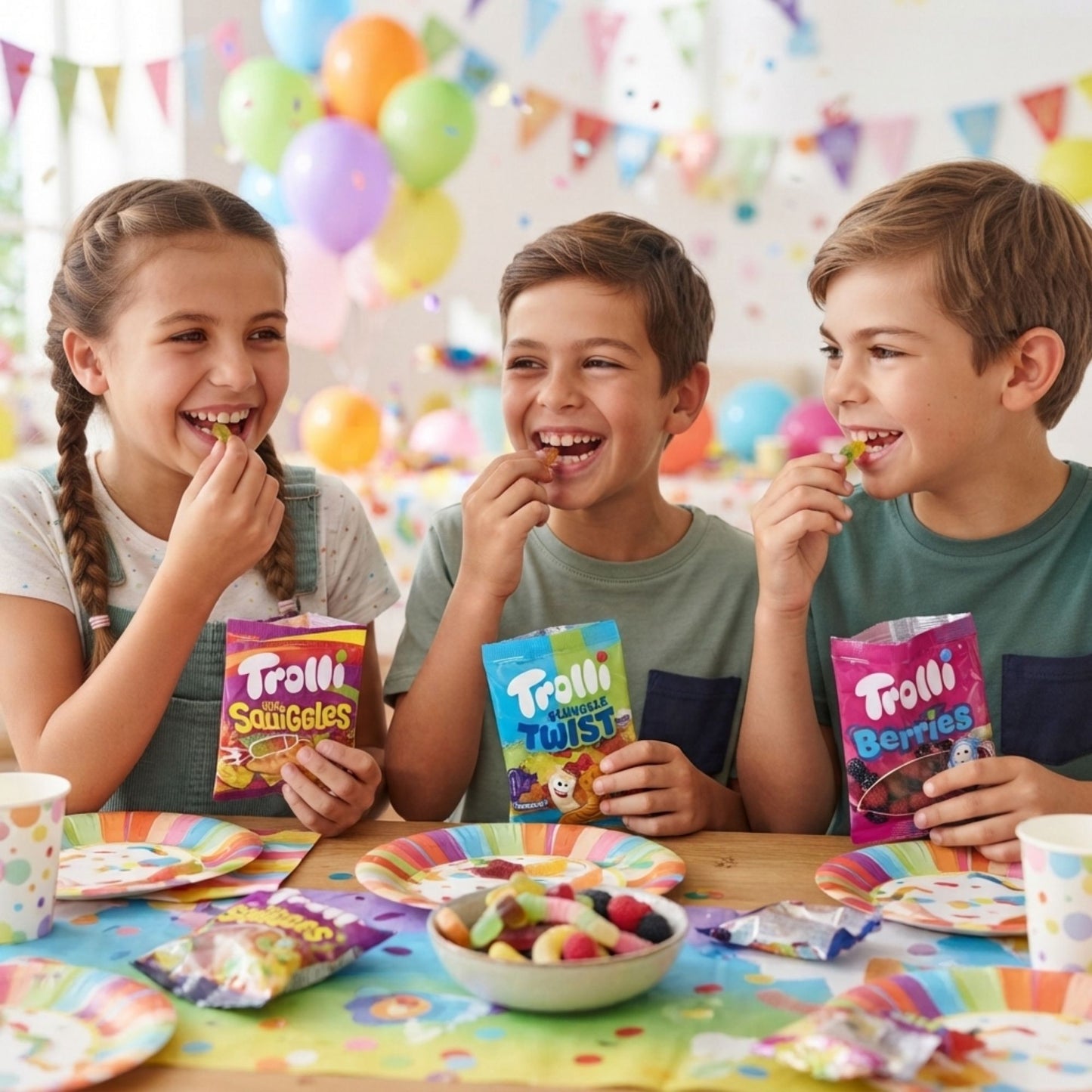 Gluten free Trolli party sweets
