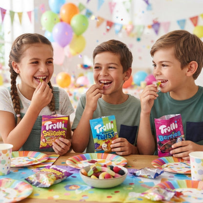 Gluten free Trolli party sweets