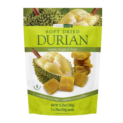 Tropical Fields dried durian 350g exotic fruit snack pack