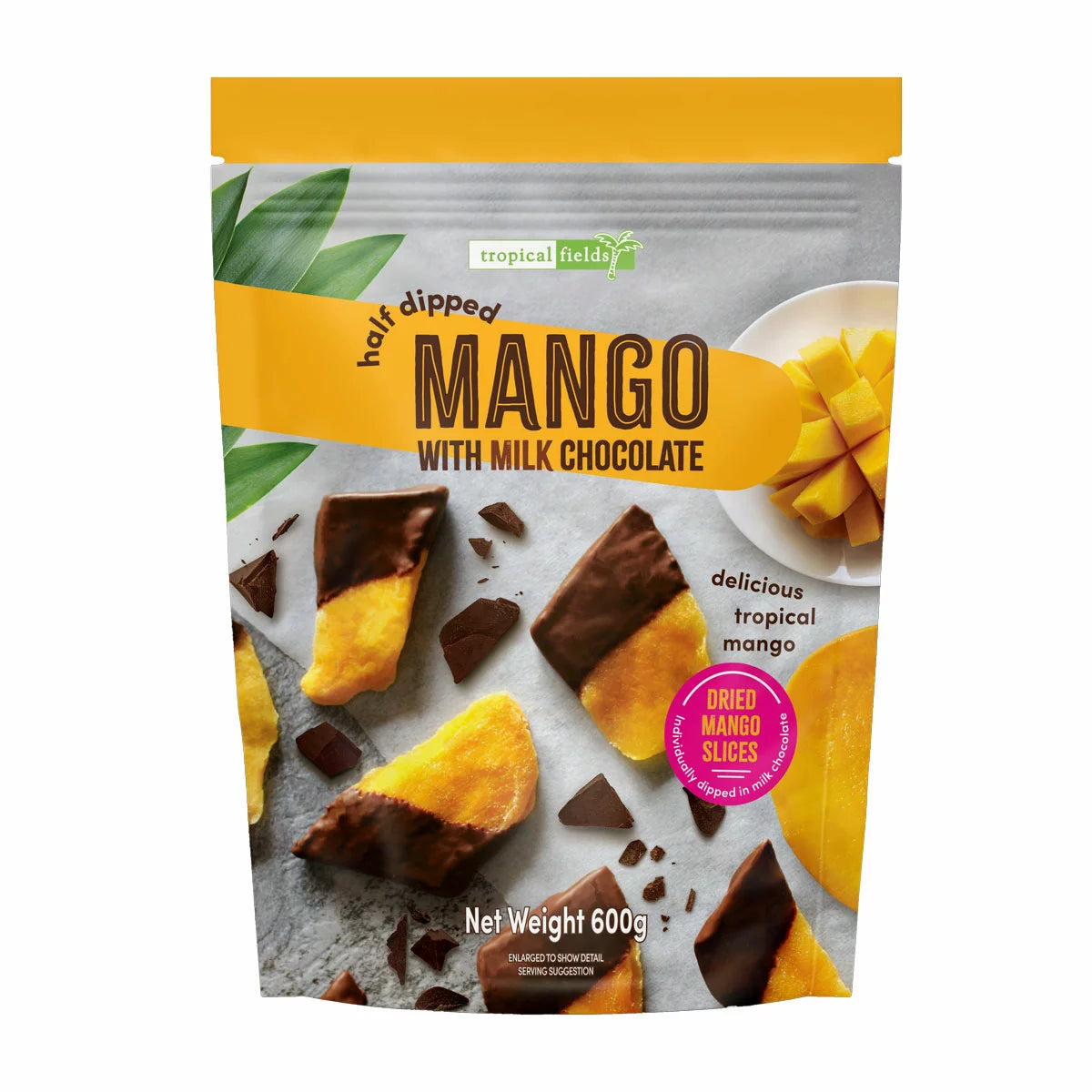 Tropical Fields Milk Chocolate Dipped Mango 600g