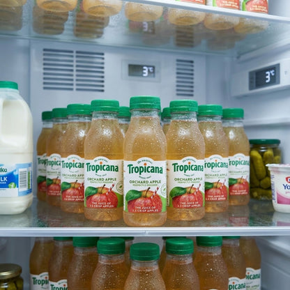 Bottled apple juice in a convenient 250ml size