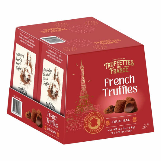 Truffettes de France cocoa dusted truffles 2 x 1kg pack