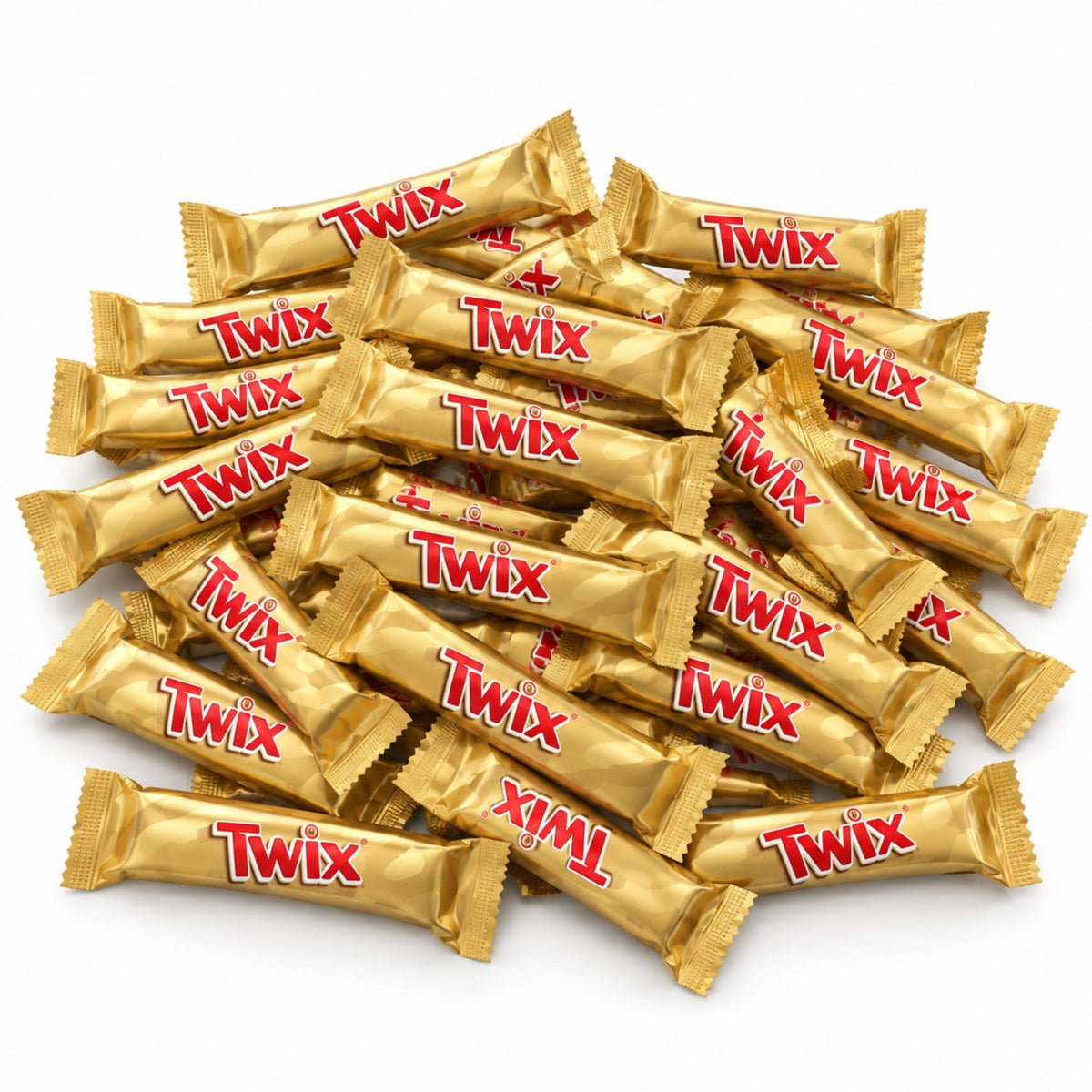 Twix Caramel Milk Chocolate Funsize Biscuit Bars 640g