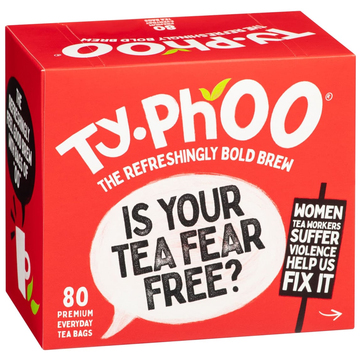 Typhoo Premium Tea Bags 80pk – refreshingly bold everyday tea