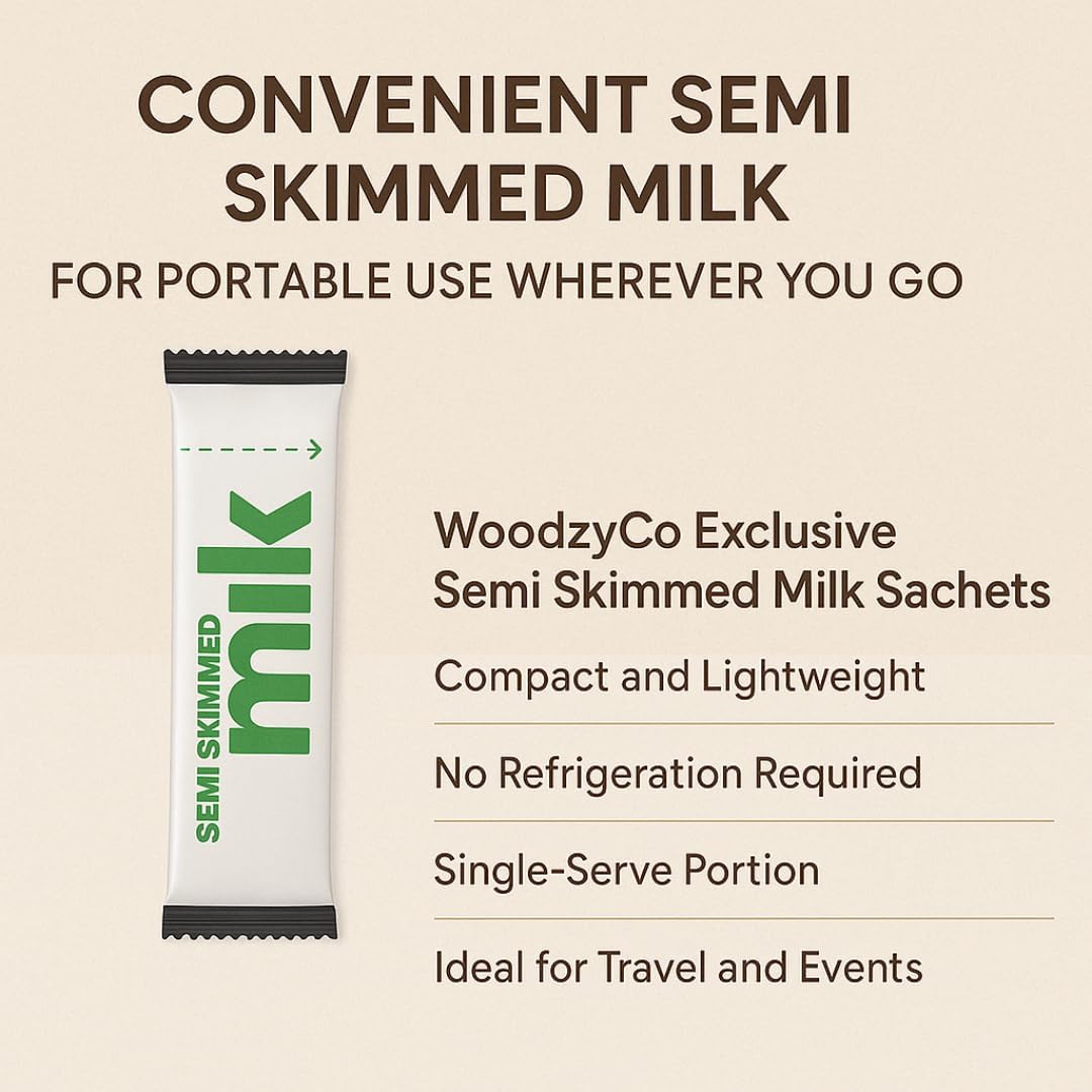 uht semi skimmed milk sachets for coffee