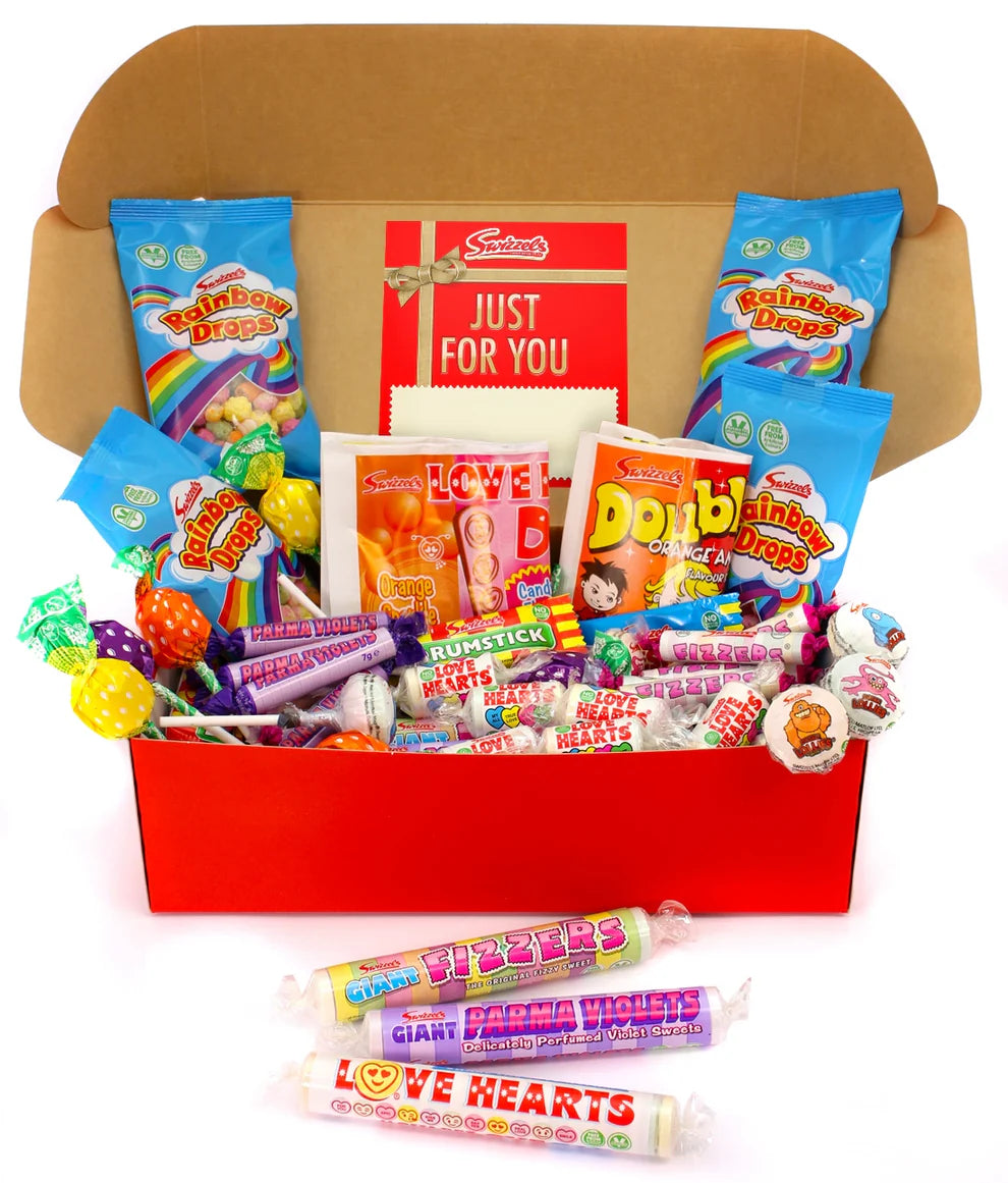 Ultimate Vegan Indulgence Gift Box with over 1kg of Swizzels classics