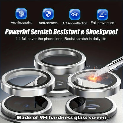 Ultra HD tempered glass iPhone camera protector