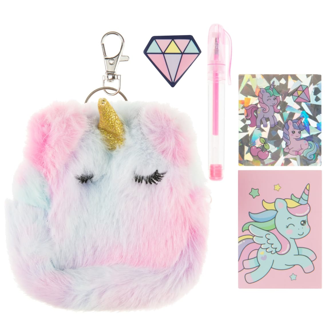 Unicorn mini stationery set