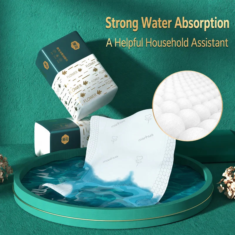 Unscented four-ply facial tissue