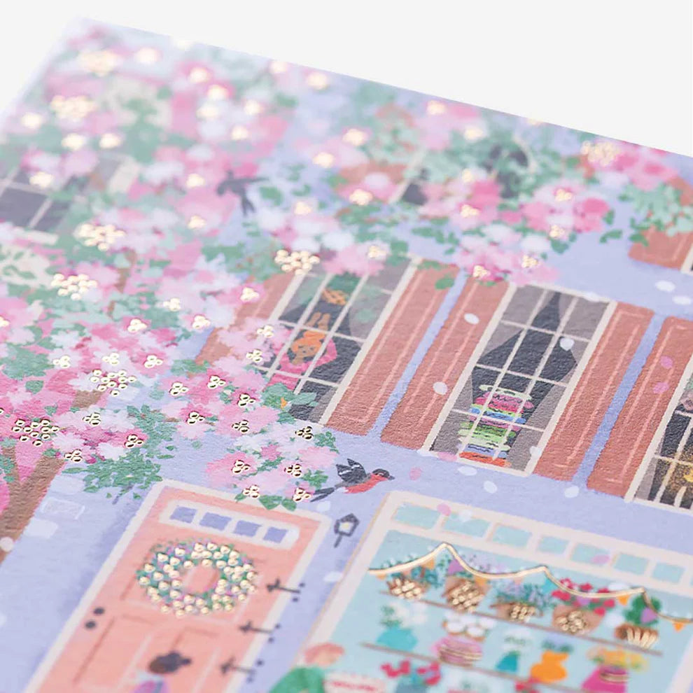 Versatile urban spring card from birthday card greeting cards collection for various occasions