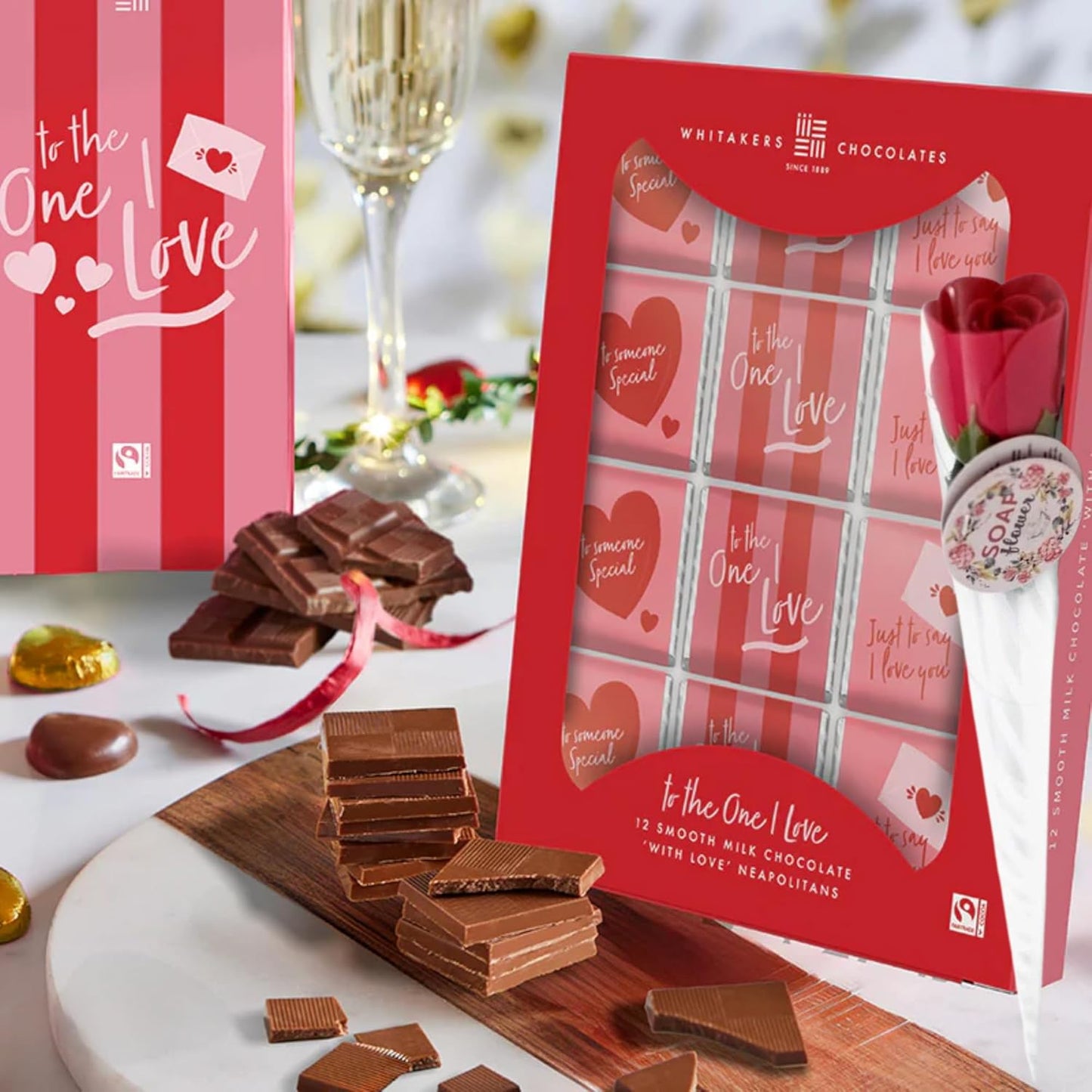 Elegant and beautifully presented chocolate gift set