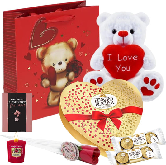 Valentine’s Day gift box with Ferrero Rocher chocolates