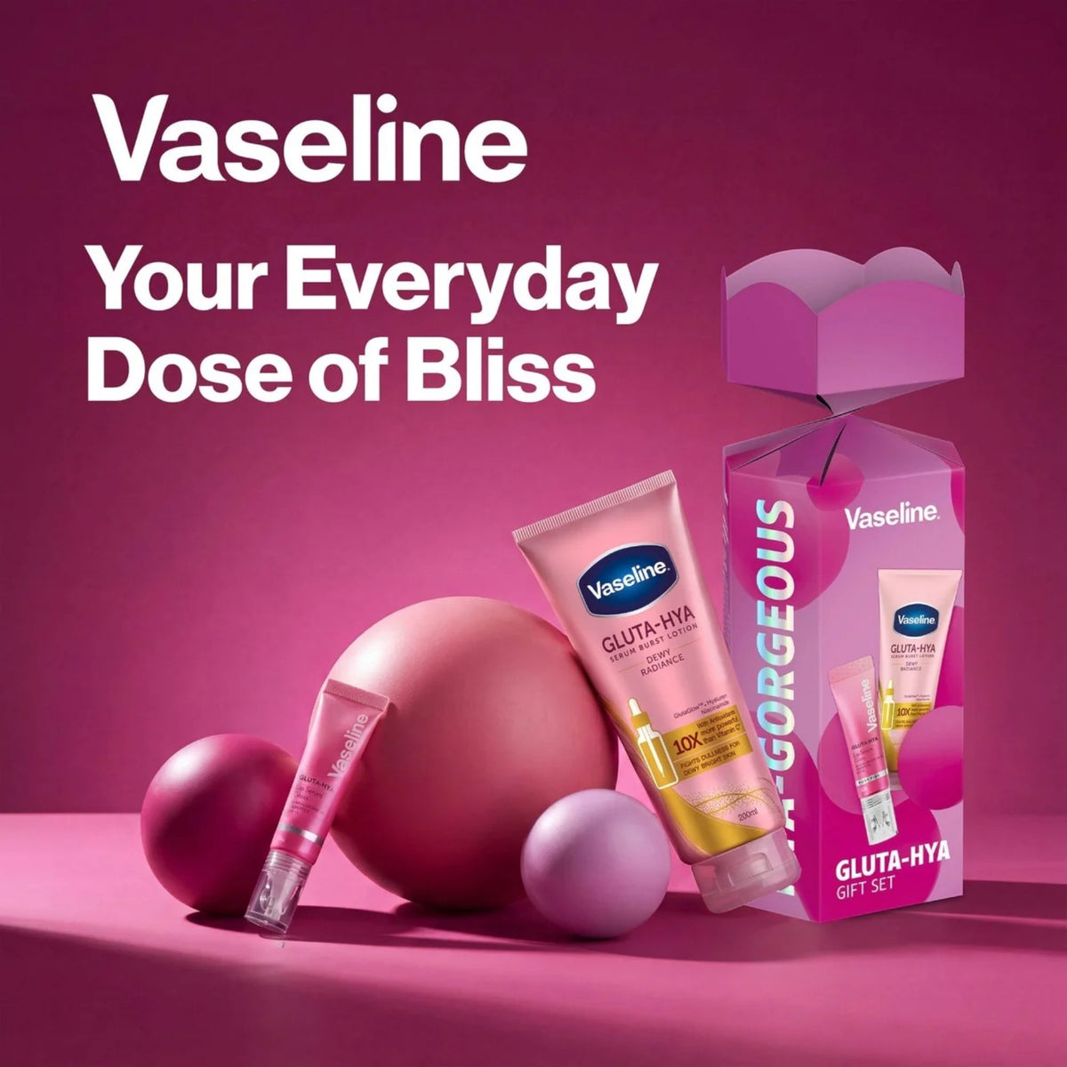 Vaseline Dewy Radiance Serum Burst Lotion
