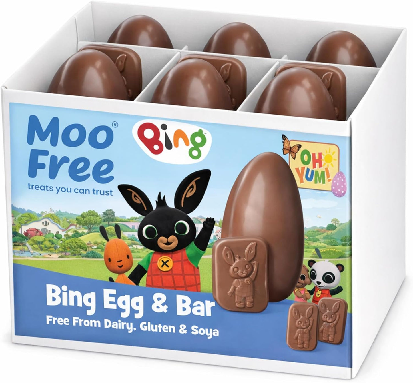 3x80g Vegan Bing Easter Eggs for kids