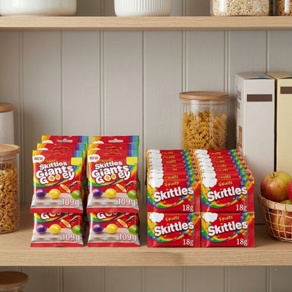 Skittles 18g mini bags vegan fruit snack sweets set