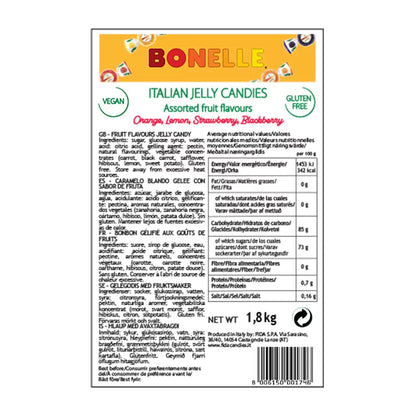 Vegan and halal friendly chewy fruit candy