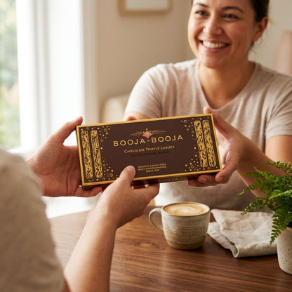 Vegan and gluten-free chocolate truffle loglets