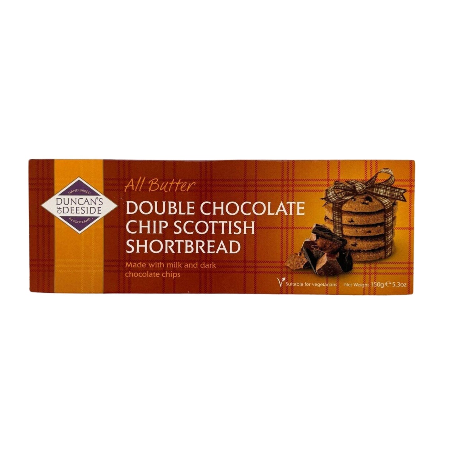 Premium butter shortbread with rich chocolate flavour