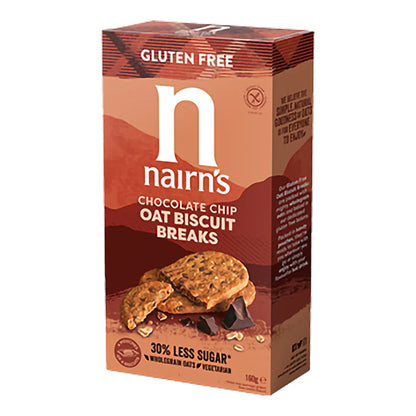 Vegetarian-friendly chocolate oat biscuit snacks