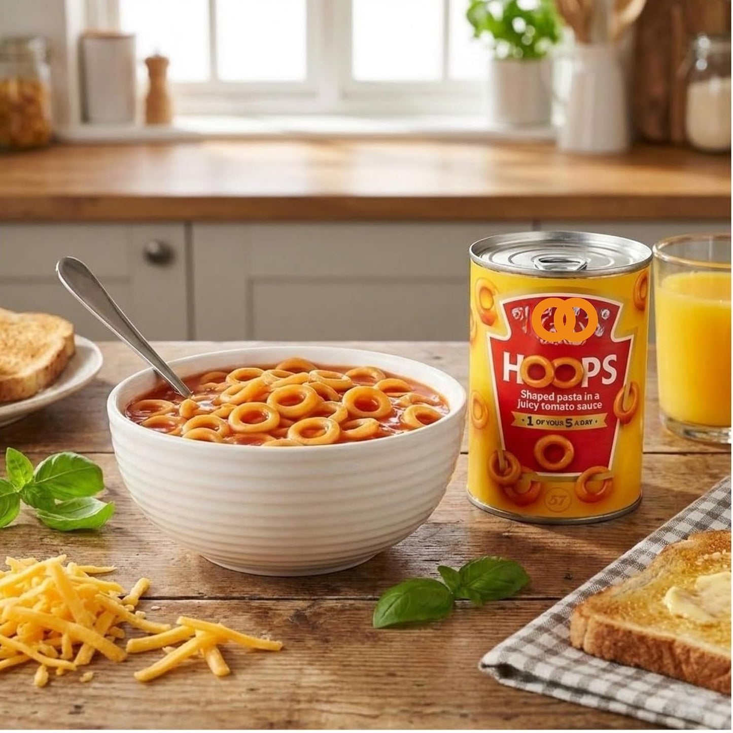 Canned pasta meal for quick lunches