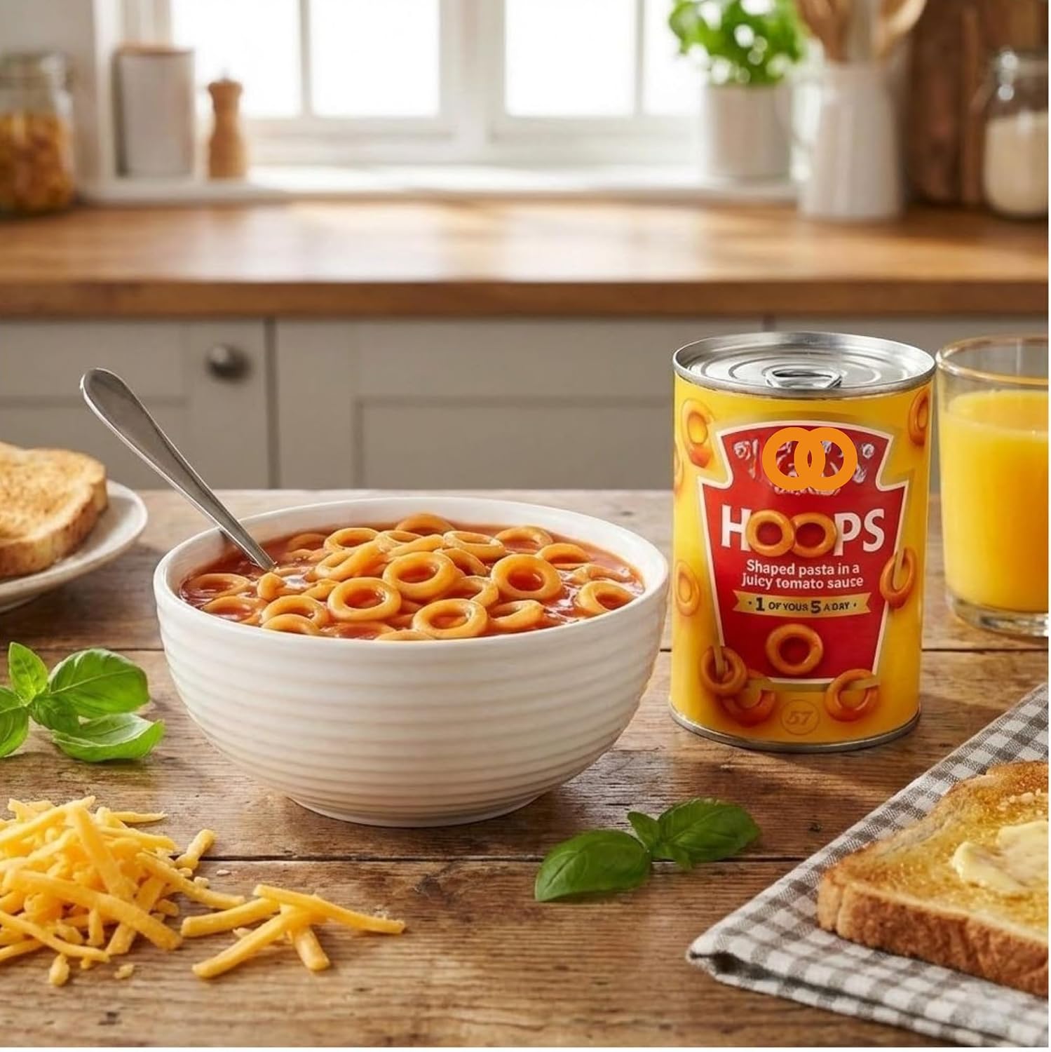 Canned pasta meal for quick lunches