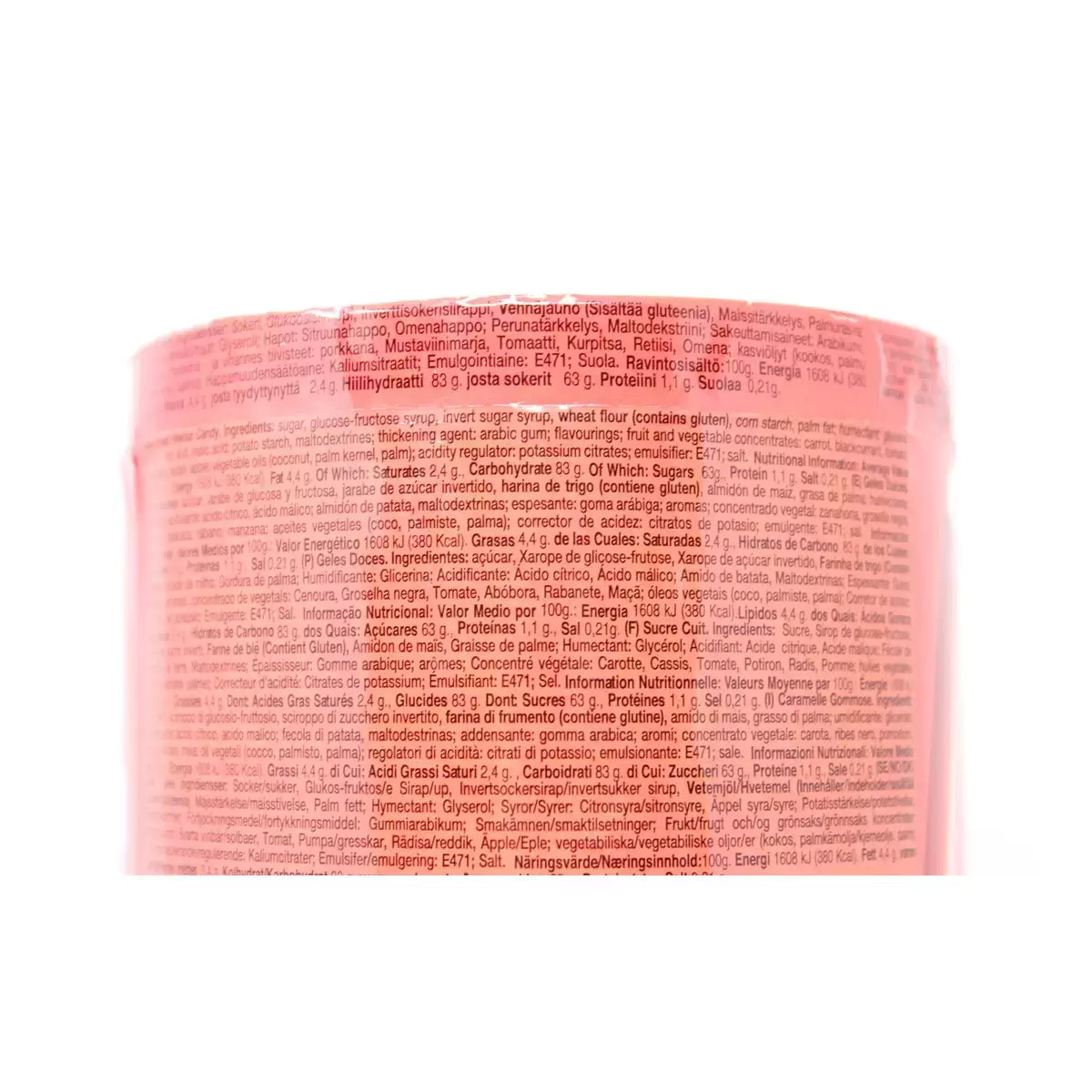 Strawberry flavour Vidal mega pencil candies individually wrapped