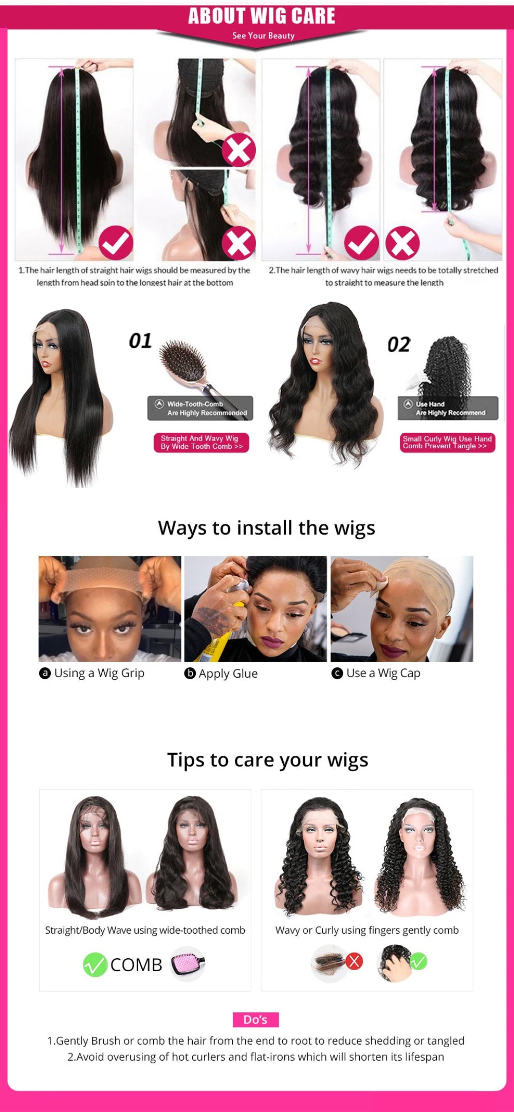 Easy to wear short human hair pixie wig