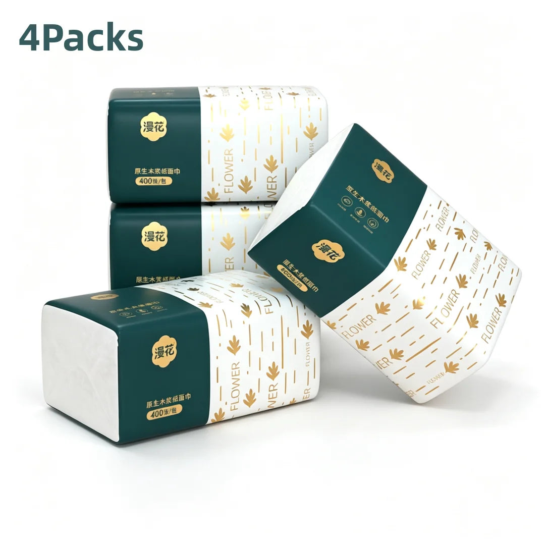 4-ply household paper tissue multipack