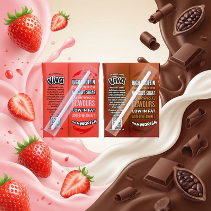 Bulk Viva milk drinks for catering
