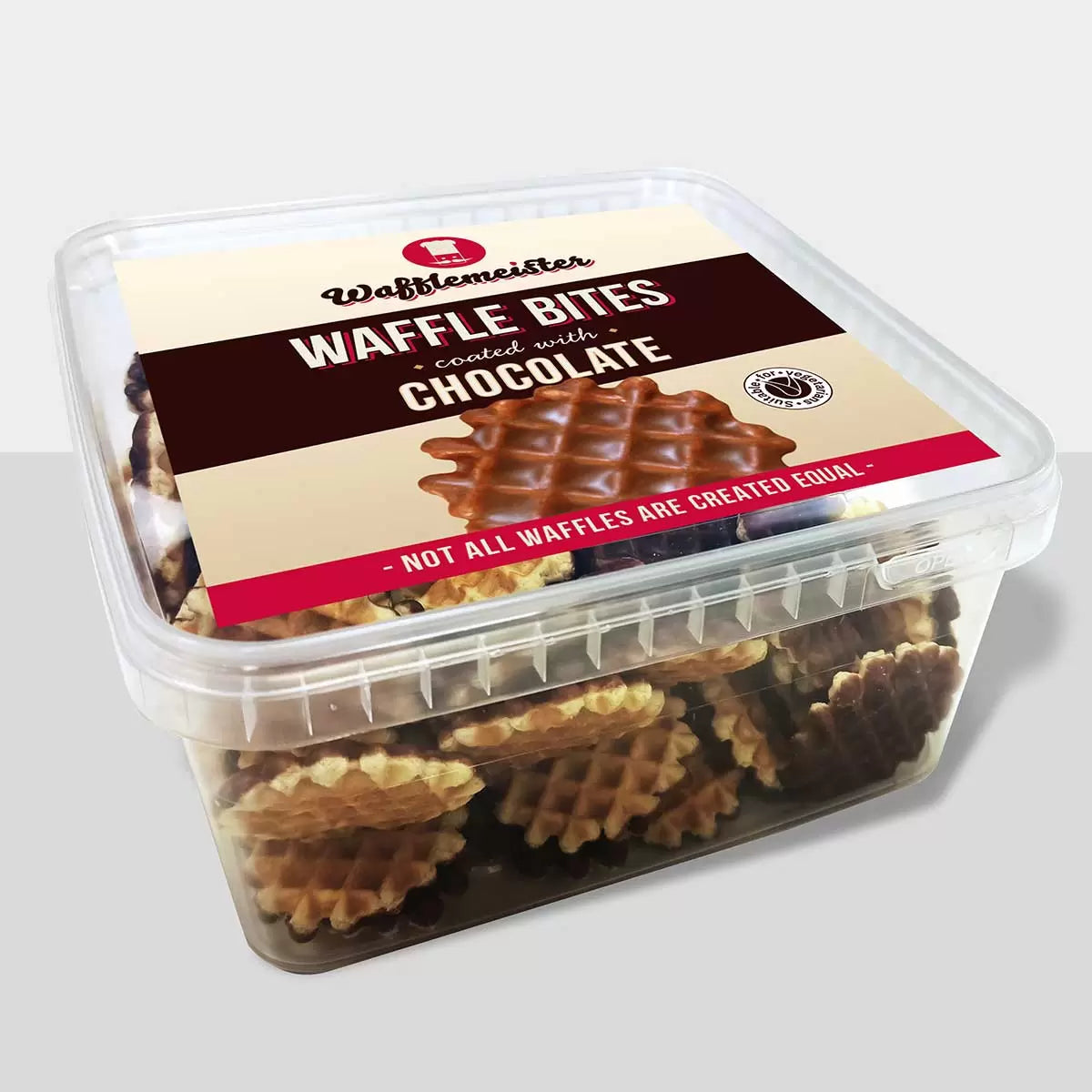 Wafflemeister Belgian Chocolate Mini Waffle Bites 700g