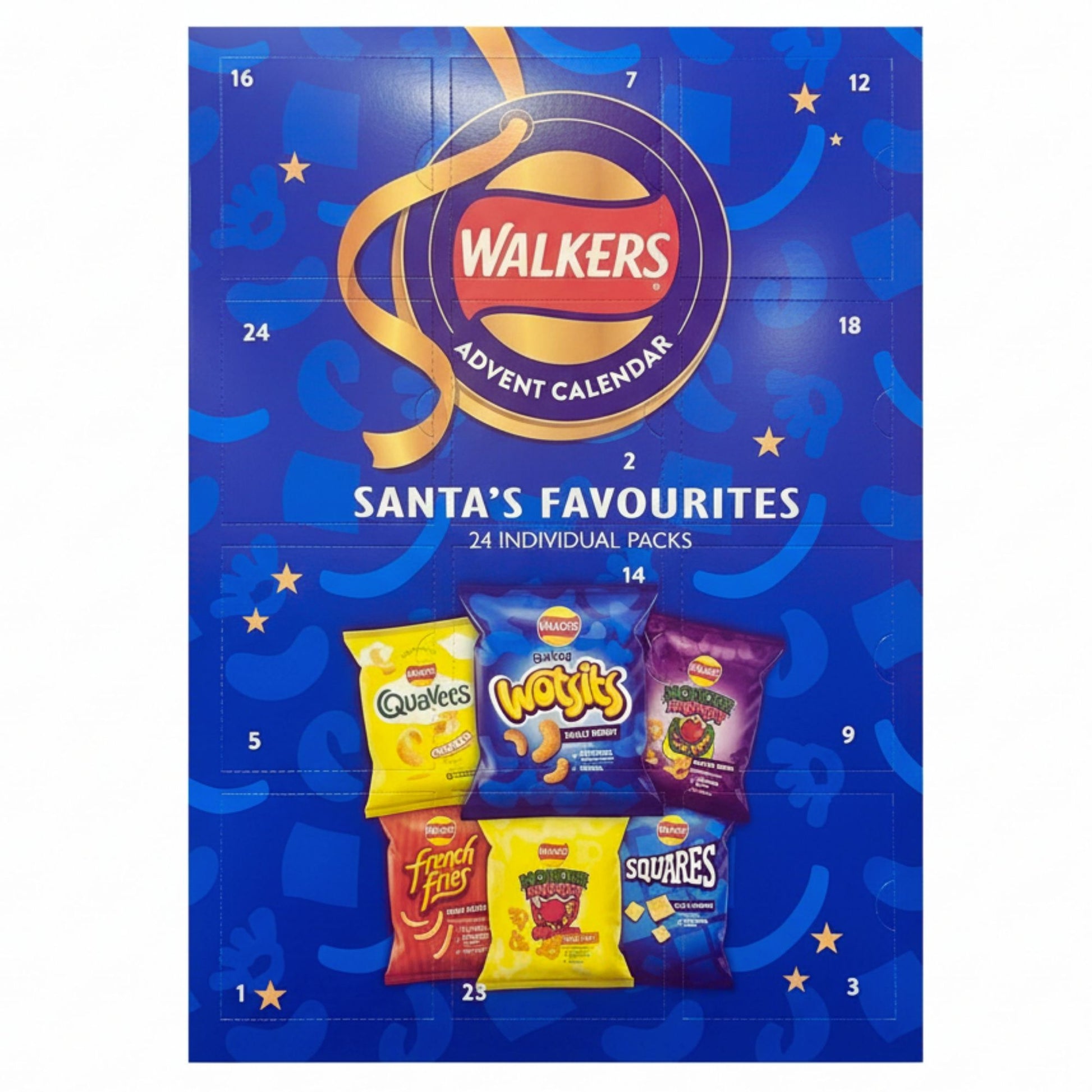 Walkers Advent Blue Santa’s Favourite festive calendar