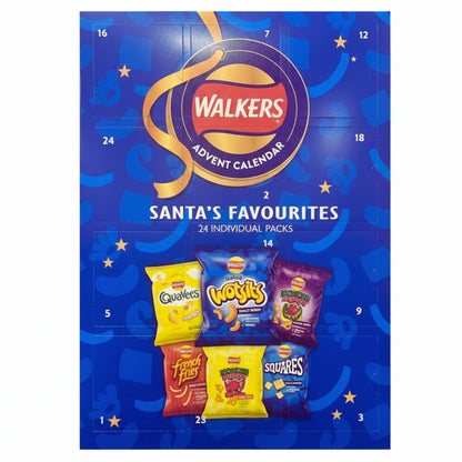 Walkers Advent Blue Santa’s Favourite festive calendar