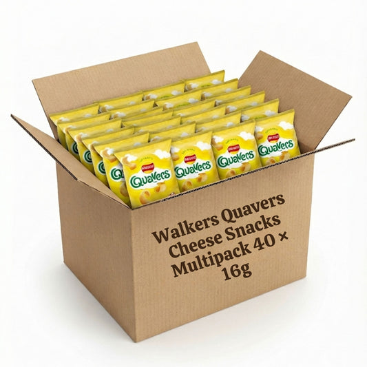 Walkers Quavers Cheese Snacks Bulk Multipack 40 x 16g