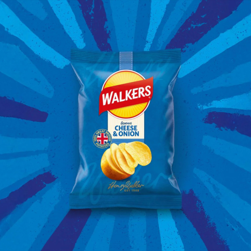 Vegetarian-friendly crisps with no MSG or artificial colours