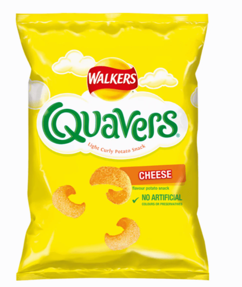 Crunchy curly snacks with fun texture