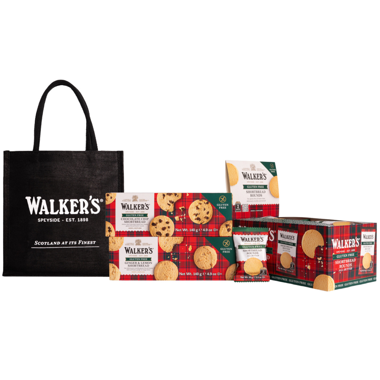 Walker’s Gluten Free Gift Bag with shortbread treats
